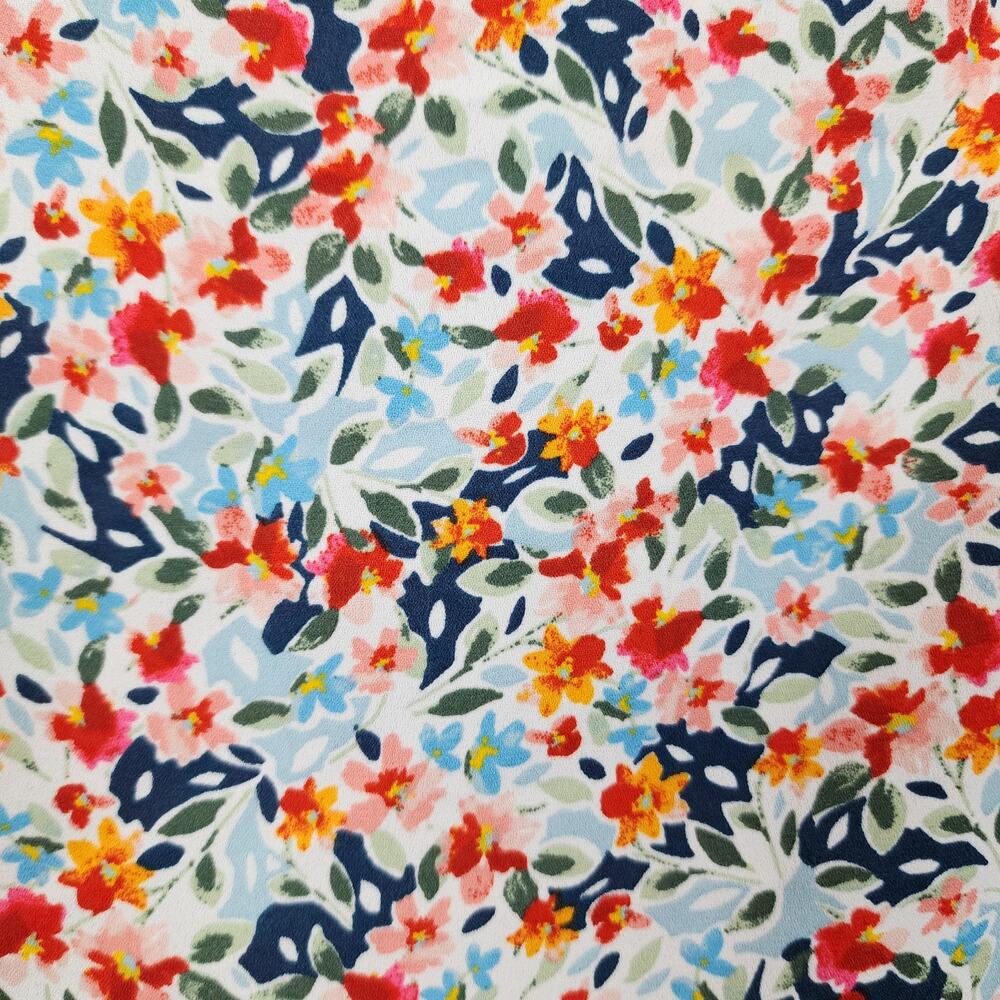 Floral Cold-Shoulder Cami Top in Multicolor - Picture 3 of 7